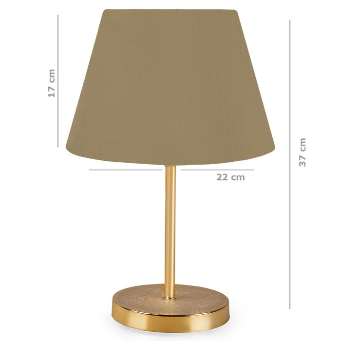 Opviq Lámpara de Mesa AYD-2852 Dorada Opviq Lámpara de Mesa AYD-2852 Dorada